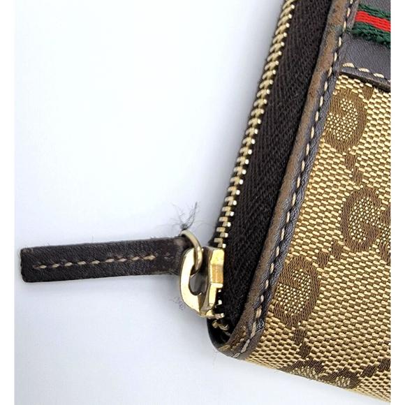 Auth Gucci Wallet Gg Canvas Beige Brown #78330G19B - Picture 8 of 15